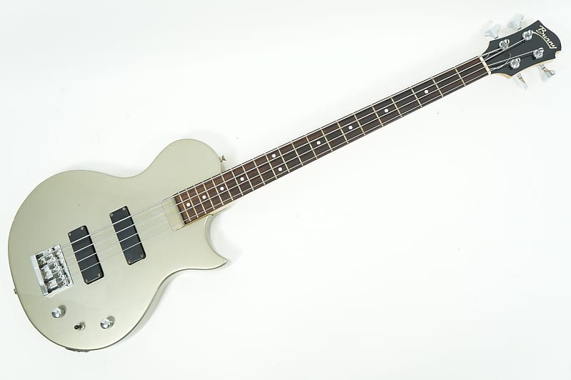 Burny バーニー レスポール タイプ ベース LSB シルバー Burny LSB-48 SILVER LP Shape Bass Fernandes | Reverb Hungary