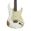 Fender Custom Shop 1960 Stratocaster Heavy Relic, Lark Guitars Custom Run -  Olympic White (626)