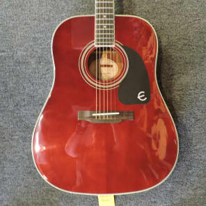 ギター　エピフォン　PRO-1 ワインレッド Epiphone Pro-1 Plus Dreadnought Wine Red | Reverb