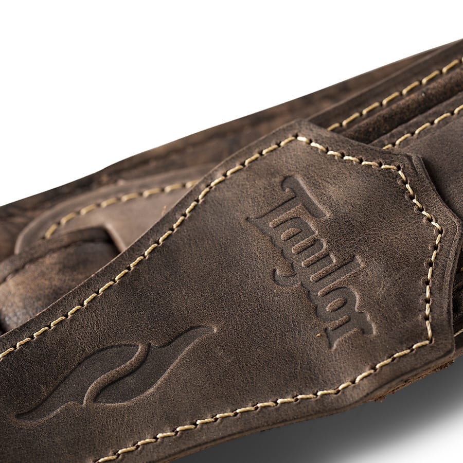Taylor Element Strap (800 Series), Dark Brown Distressed Leather, 2.5