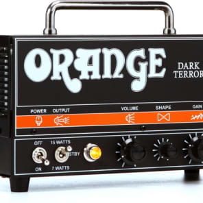 Orange Dark Terror 15/7-watt High-gain Tube Head image 8
