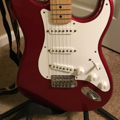 RARE Fender Jimmie Vaughan Stratocaster - Candy Apple Red image 2