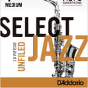 D'Addario Woodwinds Select Jazz Unfiled Alto Saxophone Reeds