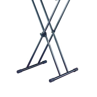 Quik-Lok Keyboard Stand Single-Tier X Stand Double-Brace image 1