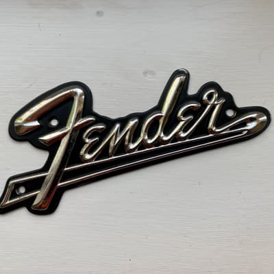 Fender Blackface Tail Amp Badge Logo 1960s image 1