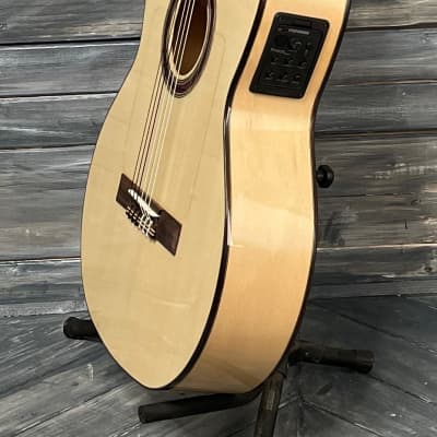 Kremona Left Handed Rosa Luna Flamenco Series Acoustic Electric Cutaway Classical Guitar image 4