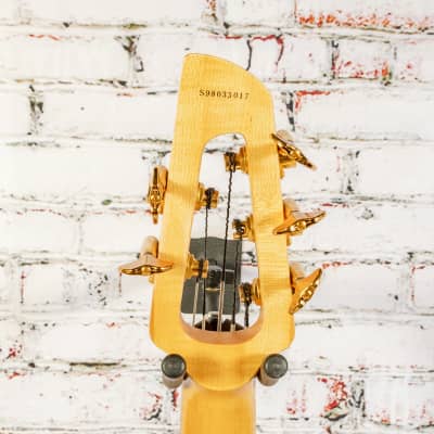 Samick - Fretless 5 String Bass w/Open Headstock, Trans Green - w/HSC - x3817 - USED image 6