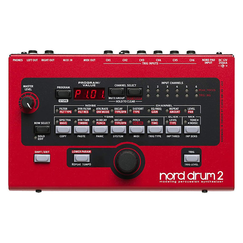 Nord Drum 2 6-Channel Modeling Percussion Synthesizer image 1