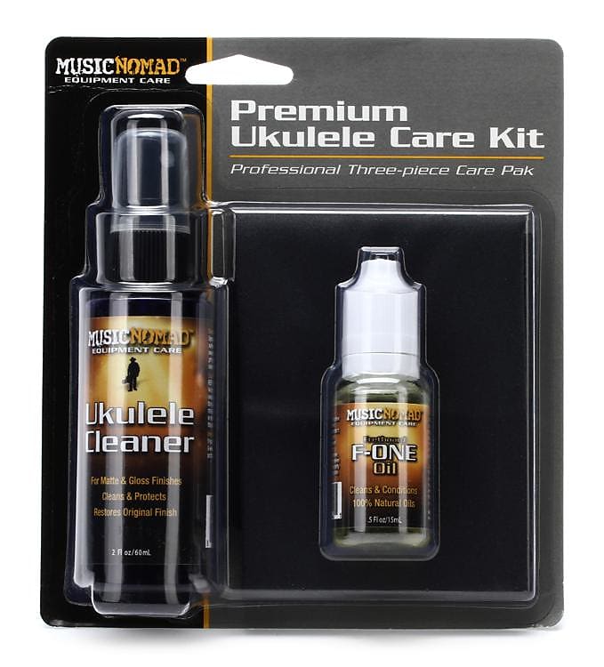 MusicNomad Premium Ukulele 3-piece Care Kit image 1