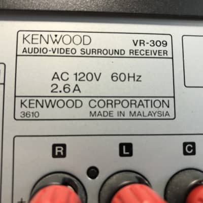 Kenwood VR-309 Receiver 5.1 Channel Surround Sound HiFi Stereo Phono Vintage image 6