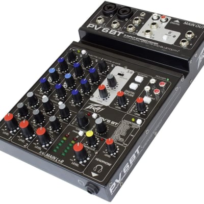Peavey Model PV 6 BT 6-Channel Compact Low Profile Mixer Board with Bluetooth image 4