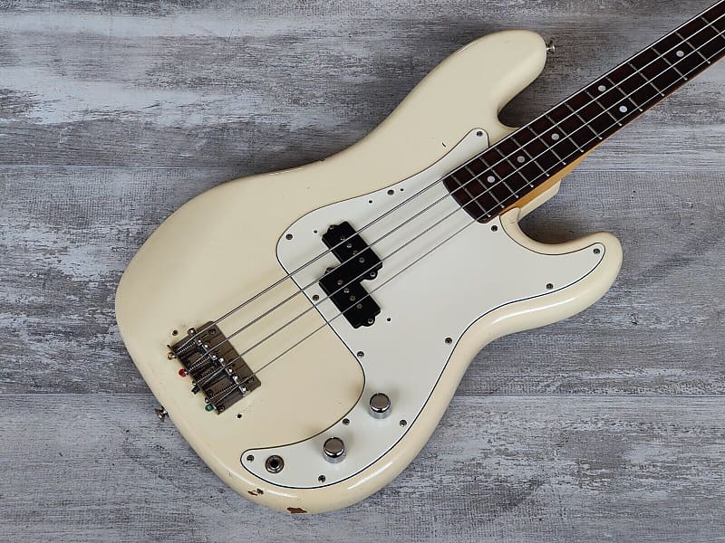 1977 Greco Japan PB420W Mercury Precision Bass (Vintage White)