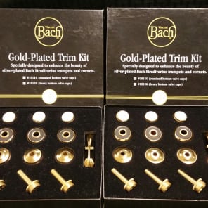 Vincent Bach gold plated trim kit