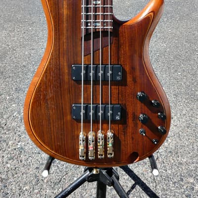 Ibanez SR1200 Premium SR Series Bass Guitar with Ibanez Custom Hardshell Bass Case - Vintage Natural Flat Finish - PV MUSIC Guitar Shop Inspected Setup + Tested Plays / Sounds / Looks Excellent Condition - Free Shipping image 9