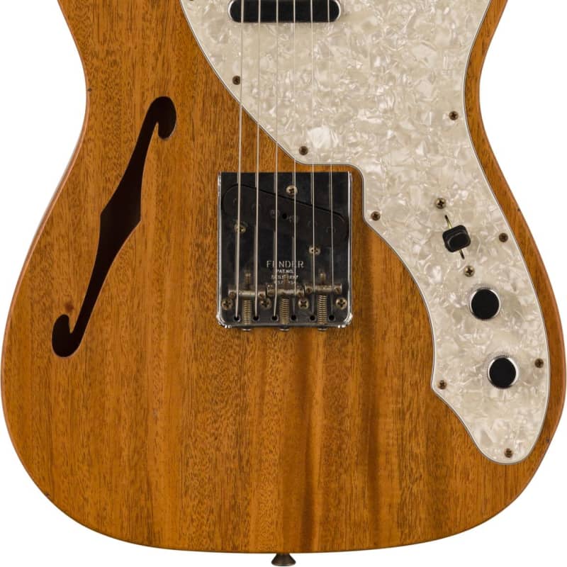 Fender Custom Shop Limited-edition Nocaster Thinline Relic Electric Guitar  - Aged 2-color Sunburst