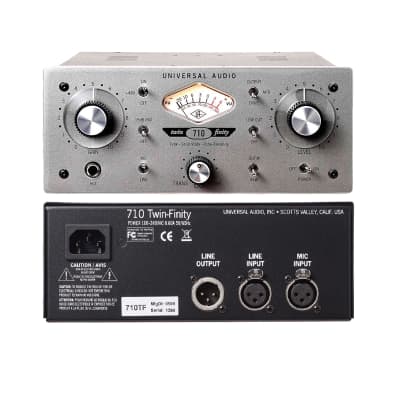 Universal Audio 710 Twin-Finity Tone Blending Mic Preamp