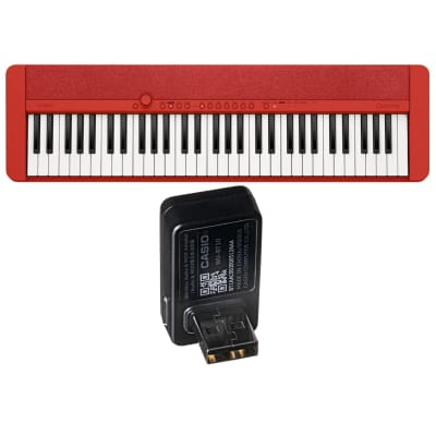 CT-S1RD | Casiotone 61 Key Red Portable Keyboard | CASIO