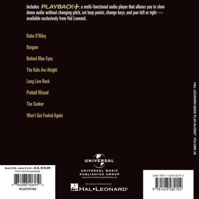 Bass Playalong #028 - The Who w/CD image 2