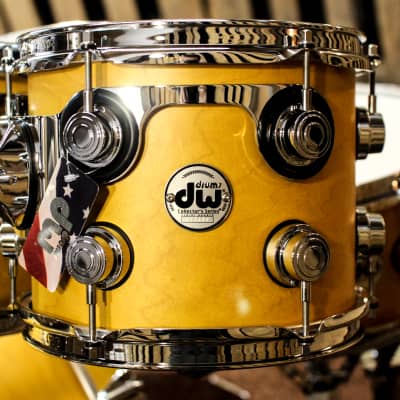 DW Collector's Series Drum Set, Amber Satin Oil SO# 1104135 image 3