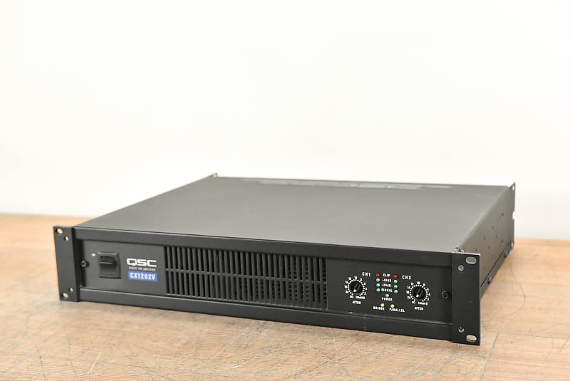 QSC CX1202V 1200W 70V 2-Channel Power Amplifier | Reverb Australia