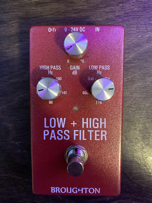 Broughton Audio Low + High Pass Filter and Clean Gain Boost Reverb
