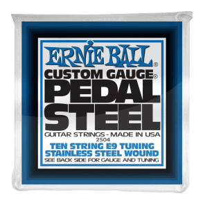 Ernie Ball 2504 10-String E9 Pedal Steel Stainless Steel Guitar Strings