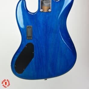 USA Spector Coda Deluxe 5 String Bass Guitar Bahama Blue Gloss PJ Pickups image 6