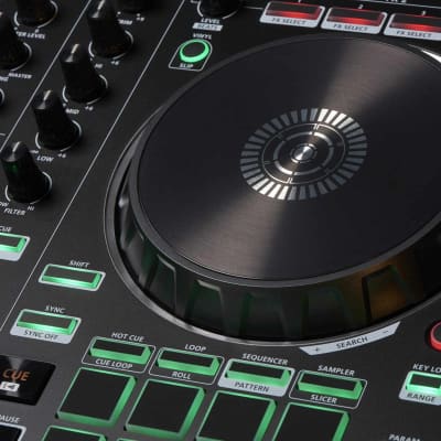 Roland DJ-202 2-Channel 4 Deck Serato DJ Controller w. Built In Drum Effects image 8