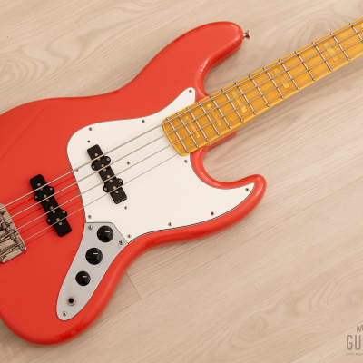 ESP Buzz Bass Tetsuya Model See Through Fiesta Red | Reverb