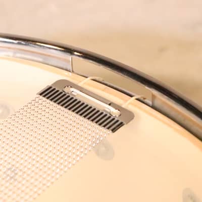 Camco 5x14 Tuxedo Snare Vintage 1960's White Marine Pearl image 13