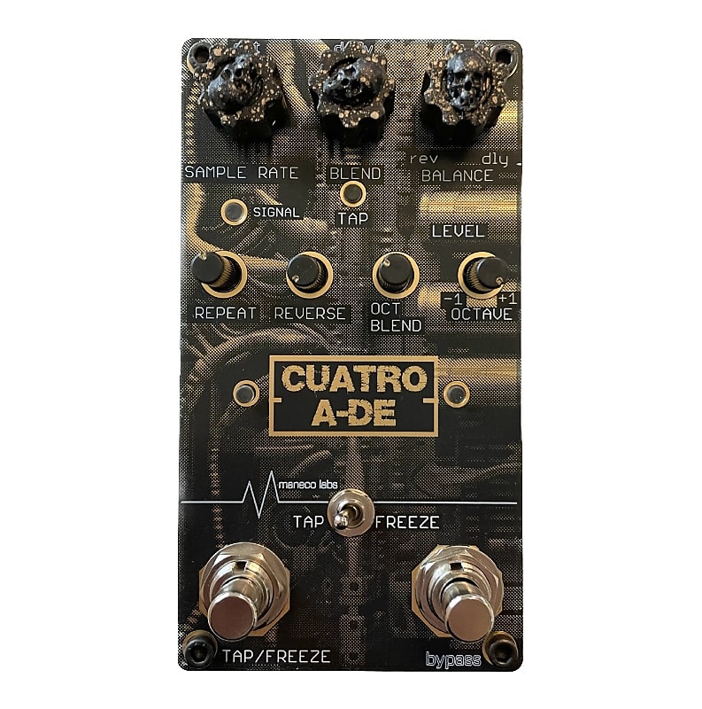 Maneco Labs CUATRO A DE 4AD DELAY REVERB pedal BPNYC Reverb