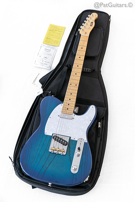 2021 FGN Neo Classic telecaster NTL10MAH See-through Blue