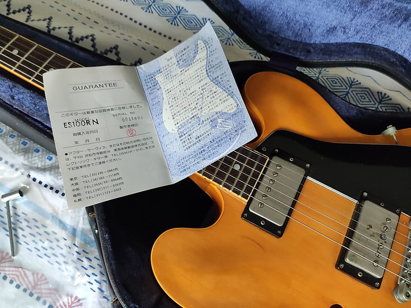 81年製 TOKAI ES-100 Vintage 最終価格です Tokai ES 100 1981 Sunburst Guitar