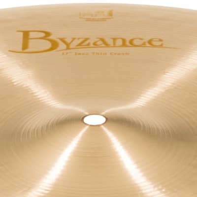 Meinl Byzance Jazz Thin Crash Cymbal 17 image 5