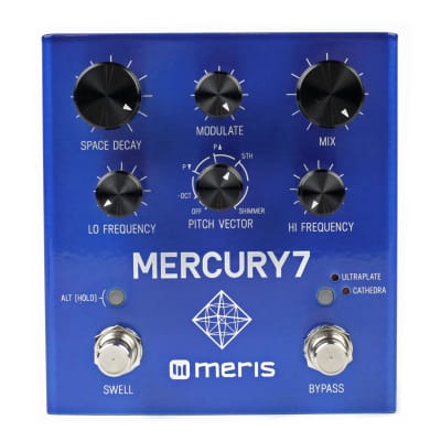 Meris Mercury7 Reverb Pedal: Algorithmic DSP reverb pedal