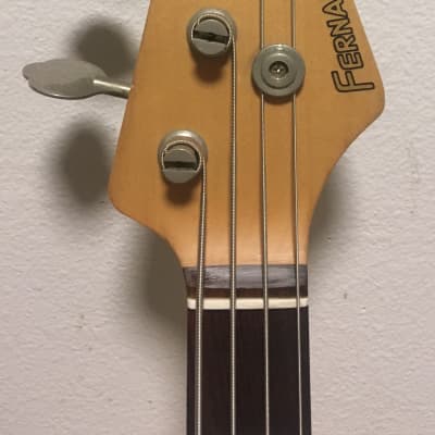 RARE & AMAZING P-BASS COPY MIJ ~ Fernandes P Bass Copy 1980s Made in Japan Candy Apple Red image 3