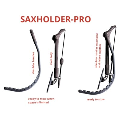 Jazzlab Saxholder Pro XL Saxophone Harness Strap - For Large and Tall Players image 6