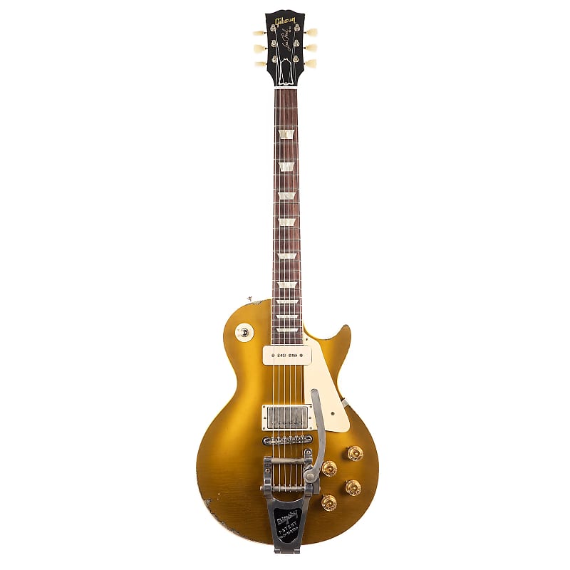 Gibson Custom Shop Murphy Lab Sergio Vallin '55 Les Paul Goldtop with Bigsby image 1