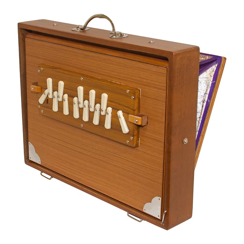 Nataraj Pro Indian Shruti Box Side Controls W Case 13 Reverb Nataraj Pro Indian Shruti Box Side Controls W Case 13 Reverb