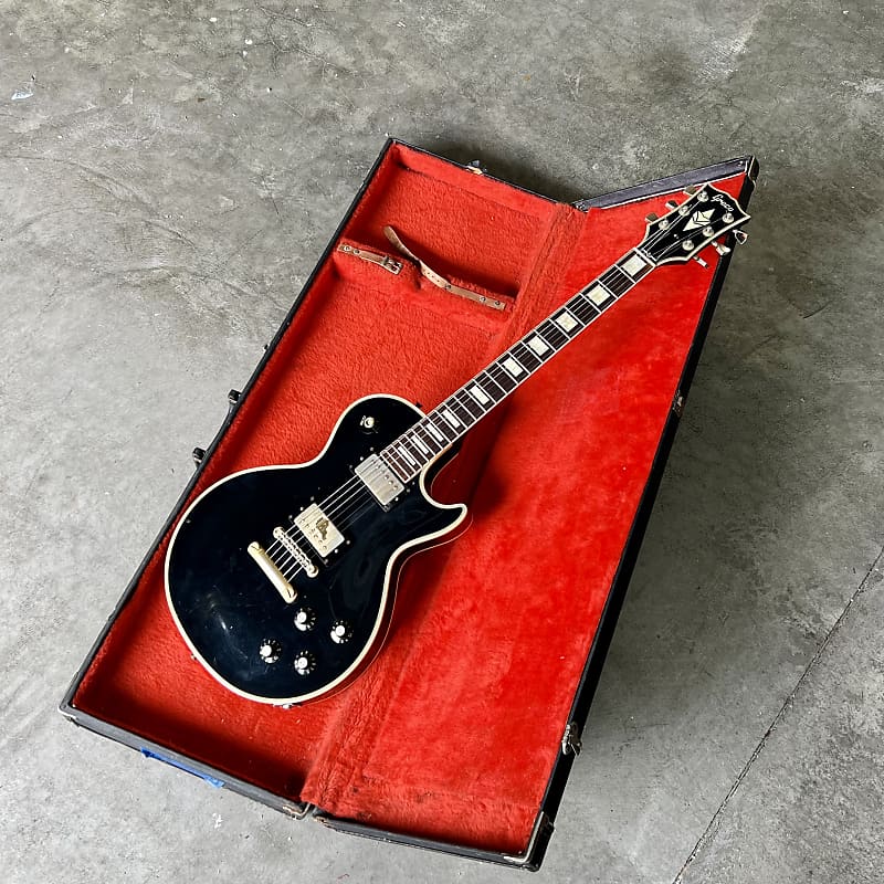 Greco EG-600 Custom 1987 Black beauty original vintage MIJ Fuji Gen Les  paul single cut Japan EGC