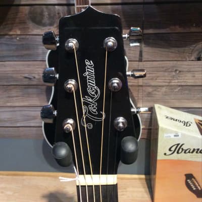 Takamine GD30CE- BLK G30 Series Dreadnought Cutaway Acoustic/Electric Guitar Gloss Black image 8