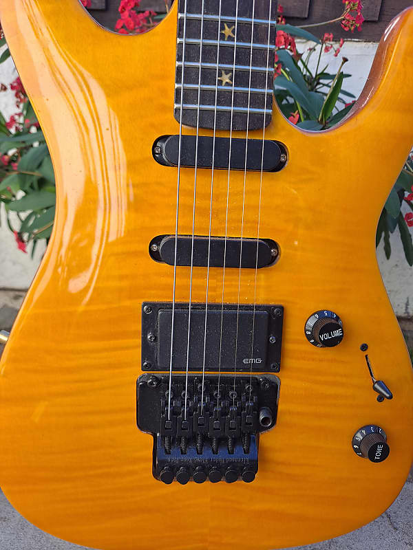 Juicy Guitars  Pm 1st Edition Sustainer 2021 Amber image 1
