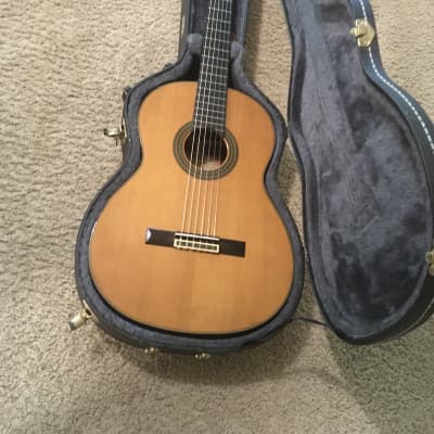 Yamaha C-300 concert classical guitar 1970s Solid Spruce and rosewood back and sides image 2