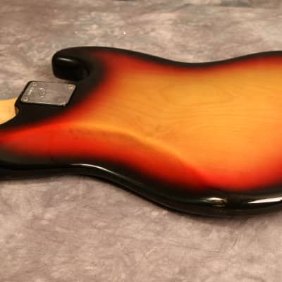 1974 Fender Jazz Bass - Sunburst - Left Handed - OHSC - Exc 9.5/10 Condition image 12