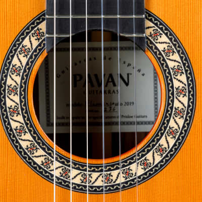 Pavan Flamenca Negra Classical Guitar Cedar *Kaces Deluxe guitar case Included* image 7