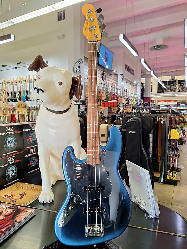 Fender American Professional II Jazz Bass Left-Handed with Rosewood Fretboard 2020 - Present - Dark Night image 1