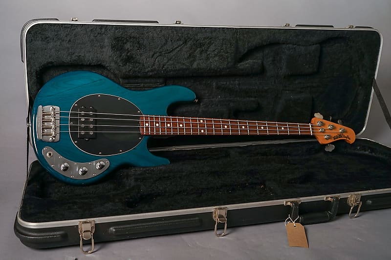 Ernie Ball Music Man Stingray 4 2EQ 1996 - Trans Teal