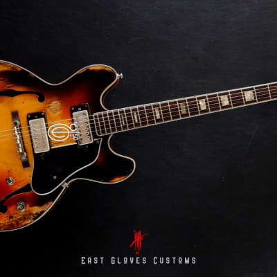 1960s Ventura Hollow body Natural/Amber Heavy Relic Made in Japan [$200 off for limited time only] image 10