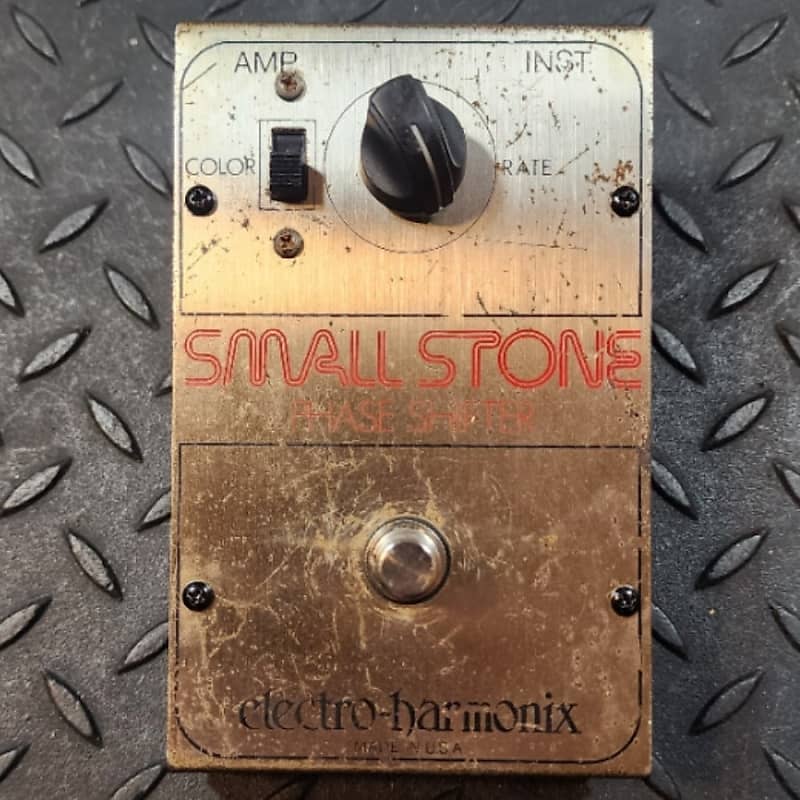 Electro-Harmonix Small Stone EH4800 Phase Shifter 1976 Phaser V1 Vintage  New Footswitch Toggle Knob Screws