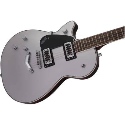 Gretsch G5230LH Electromatic Jet FT Left-Hand Electric Guitar, Laurel Fingerboard, Airline Silver image 6